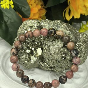💗 Rhodonite Bracelet – Emotional Healing • Forgiveness • Self-Love - Image 1