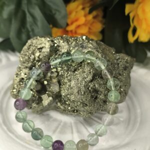 🌈 Fluorite Bracelet – Focus • Clarity • Aura Cleanse - Image 4