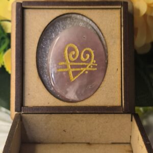 🌸 Rose Quartz Zibu Coin-Love-Relationships-Harmony-emotional healing - Image 5