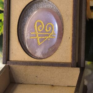 🌸 Rose Quartz Zibu Coin-Love-Relationships-Harmony-emotional healing - Image 3