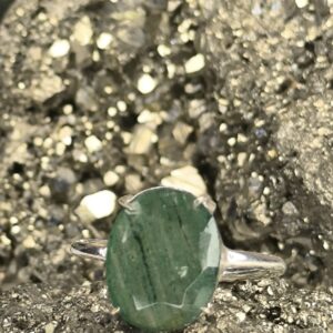 💚 Green Aventurine Diamond Cut Ring- Good Luck-Prosperity-Growth-Heart Chakra - Image 8