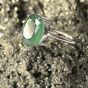💚 Green Aventurine Diamond Cut Ring- Good Luck-Prosperity-Growth-Heart Chakra - Image 7
