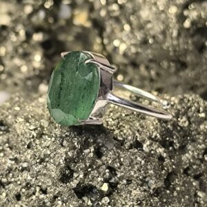 💚 Green Aventurine Diamond Cut Ring- Good Luck-Prosperity-Growth-Heart Chakra - Image 5