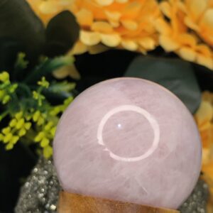 🌸🔮 Rose Quartz Sphere-Stone of Unconditional Love-Promotes Love & Compassion-Strengthens Bonds - Image 8