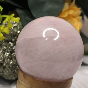 🌸🔮 Rose Quartz Sphere-Stone of Unconditional Love-Promotes Love & Compassion-Strengthens Bonds - Image 3