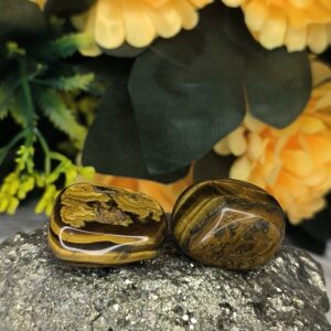 🐯 Tiger Eye Tumble Stone-Stone of Courage & Focus-Provides Protection-Balances Root, Sacral & Solar Plexus Chakras - Image 7