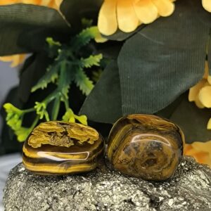 🐯 Tiger Eye Tumble Stone-Stone of Courage & Focus-Provides Protection-Balances Root, Sacral & Solar Plexus Chakras - Image 5