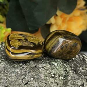 🐯 Tiger Eye Tumble Stone-Stone of Courage & Focus-Provides Protection-Balances Root, Sacral & Solar Plexus Chakras - Image 4